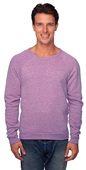 Royal Apparel Unisex Triblend Fleece Raglan Crew Sweatshirt 25059