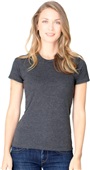 Royal Apparel Womens Organic RPET Short Sleeve Tee 95001W HEATHER COAL Primary