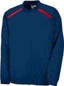 Augusta Sportswear Adult Youth Promentum Pullover Jacket NAVY/RED Primary