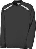 Augusta Sportswear Adult Youth Promentum Pullover Jacket BLACK/WHITE Primary