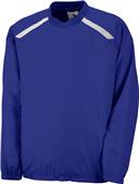 Augusta Sportswear Adult Youth Promentum Pullover Jacket PURPLE/WHITE Primary