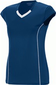 Augusta Sportswear Ladies/Girls Blash Jersey NAVY/WHITE Primary