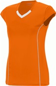 Augusta Sportswear Ladies/Girls Blash Jersey POWER ORANGE/WHITE Primary