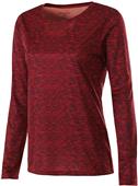 Womens Long Sleeve T Shirts  RED Primary