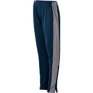Womens Pocketed, Zipped Leg Openings, Heather Pants (Athletic,Black,Navy)