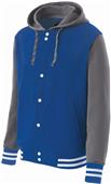 Holloway Adult Fleece Letterman Jacket (Black,Navy,Royal,Kelly,University Blue)