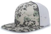 Adult (XS -Military Green), (SM/Med-Snow White)  Military Digi Camo Trucker Flexfit Cap