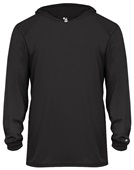 Badger Sport Adult/Youth B-Core LS Hood Tee