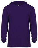 Badger Sport Adult/Youth B-Core LS Hood Tee