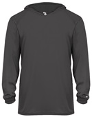 Badger Sport Adult/Youth B-Core LS Hood Tee