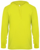 Badger Sport Adult/Youth B-Core LS Hood Tee