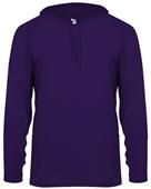 Badger Sport Adult/Youth B-Core LS Hood Tee