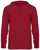 Badger Sport Adult/Youth B-Core LS Hood Tee