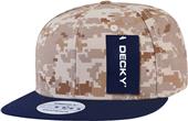 Decky Digital Camo 6-panel Snapback Caps