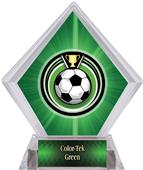 Eclipse Soccer Green Diamond Ice Trophy