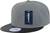 Decky Acrylic/Vinyl 6-panel Snapback Caps