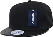 Decky Acrylic/Vinyl 6-panel Snapback Caps