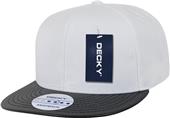 Decky Acrylic/Vinyl 6-panel Snapback Caps