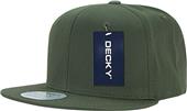 Decky Cotton 6-panel Snapback Caps