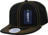 Decky Contra-Stitch 6-panel Snapback Caps Decky Contra-Stitch 6-panel Snapback Caps