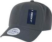 Decky Acrylic Curved Bill 6-panel Baseball Caps