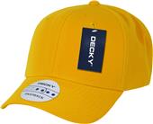 Decky Acrylic Curved Bill 6-panel Baseball Caps