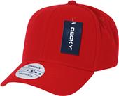 Decky Acrylic Curved Bill 6-panel Baseball Caps