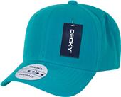 Decky Acrylic Curved Bill 6-panel Baseball Caps