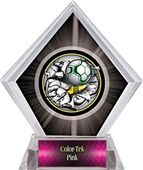 Awards Bust-Out Soccer Black Diamond Ice Trophy