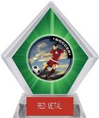 P.R. Female Soccer Green Diamond Ice Trophy P.R. Female Soccer Green Diamond Ice Trophy