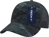 Decky Cotton Curve Bill Trucker Caps