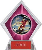 P.R. Female Soccer Pink Diamond Ice Trophy P.R. Female Soccer Pink Diamond Ice Trophy