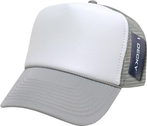 Crowns by Lids Screen Foam Trucker Cap - White/Black