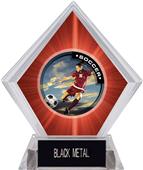 P.R. Female Soccer Red Diamond Ice Trophy P.R. Female Soccer Red Diamond Ice Trophy