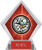 Awards Bust-Out Soccer Red Diamond Ice Trophy Awards Bust-Out Soccer Red Diamond Ice Trophy