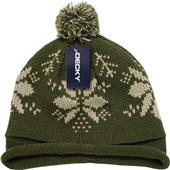 Decky Snowflake Roll-Up Beanie with Pom Decky Snowflake Roll-Up Beanie with Pom