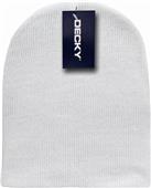 Decky Acrylic Short Knit Beanie Caps