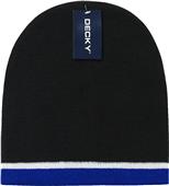 Decky Double Striped Beanies