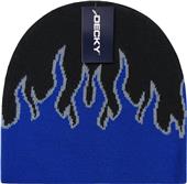 Decky Kids Flame Pattern Fire Beanies