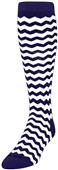 TCK Krazisox Chevron Over Calf Nylon Socks