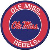 Fan Mats Ole Miss Roundel Mat