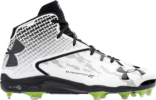 Under Armour UA Deception Mid DT Black White Men’s Size 12.5 Baseball Cleats NEW Under Armour UA Deception Mid DT Black White Men main image 4