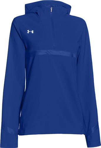 Under armour women's pregame woven 1/4 zip top