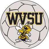 Fan Mats West Virginia State Univ Soccer Ball Mat