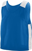 Adult/ Youth Face Off Reversible Sleeveless Lacrosse Jersey Outside: ROYAL/WHITE, Inside: WHITE/ROYAL Primary