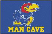 Fan Mats University of Kansas Man Cave Starter Mat