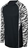 High Five Adult Youth Evolution Print Long Sleeve Jerseys BLACK/FRAGMENTPRINT/WHITE Primary