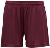 Badger Womens B-Core Performance 5" Shorts No Pockets
