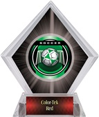 2" Legacy Soccer Black Diamond Ice Trophy