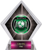 2" Legacy Soccer Black Diamond Ice Trophy